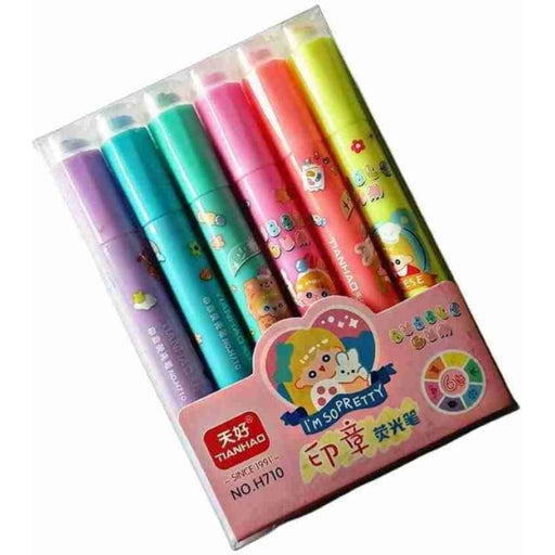 Rosolly 2-in-1 Stamper Marker Pen Set with Water Based Ink | Plastic | Stationery | 3+ Years