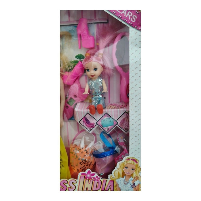 Rosolly Barbie Doll Miss india Set | Plastic | Toys| 1+ Years