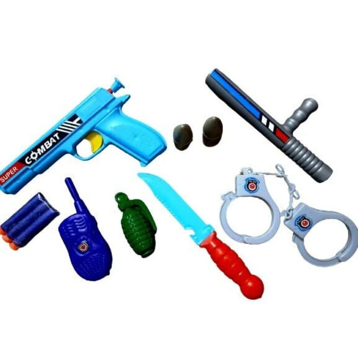 Rosolly 8_Pcs Set Chor Police | Plastic | Toys | 5+ Years