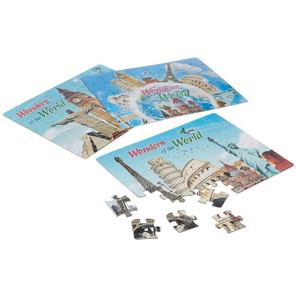 Rosolly 120_Pcs Jigsaw Puzzle Wonders of the world