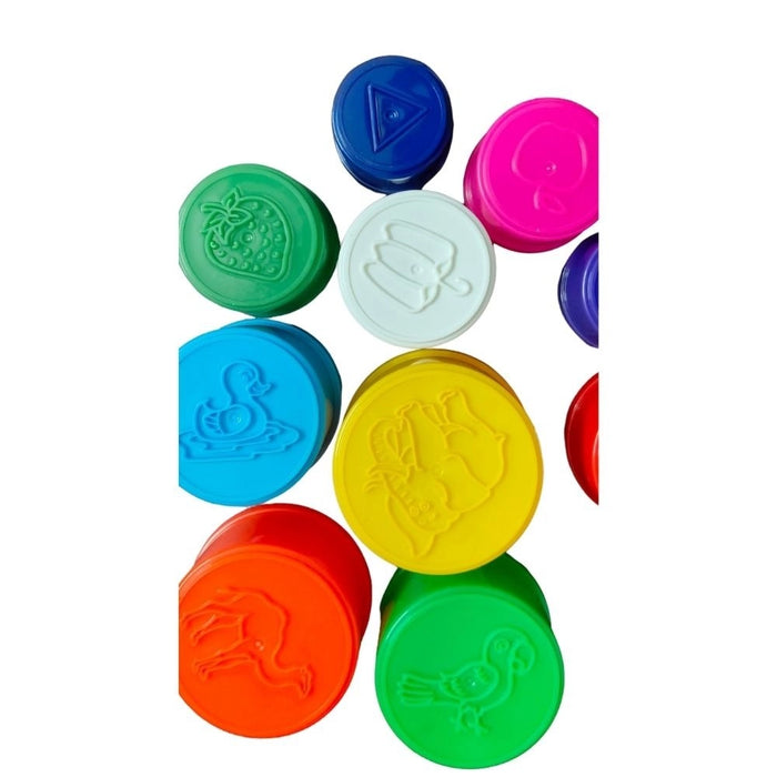 Rosolly 10_Pcs Set Cup Clay Stamp | Clay | Creative Toys| 3+ Years