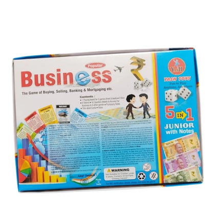 Rosolly 5 In 1Business | Cardboard | Board Games| 2+ Years