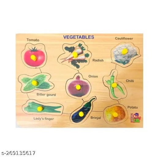 Rosolly vegetables | Wood | Educational Toys | 3+ Years