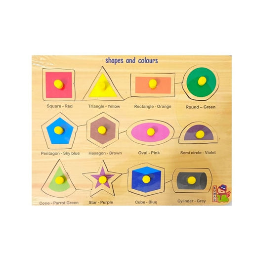 Rosolly Shapes with Color | Wood | Educational Toys | 3+ Years