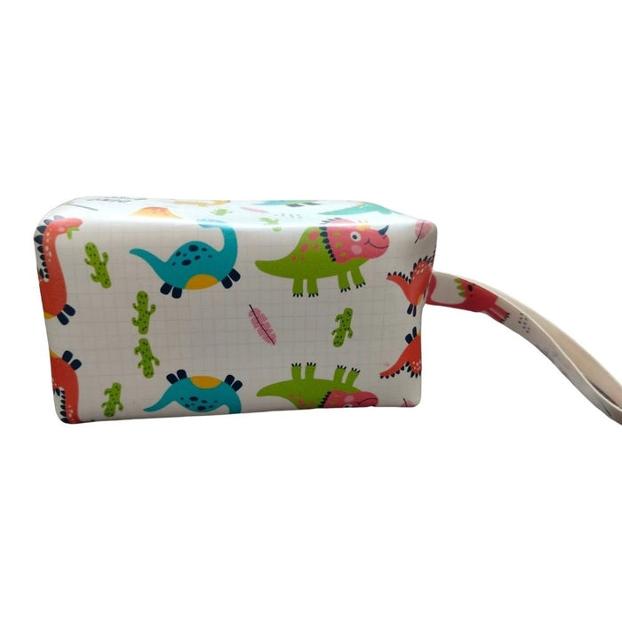 Rosolly Pouch - Dinosaur Theme | Canvas | Stationery | 3+ Years