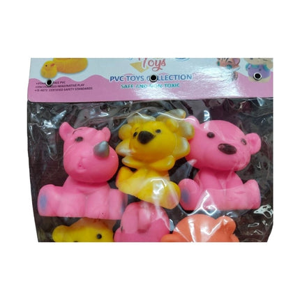Rosolly Bears And Dogs Chu Chu Toys | Rubber | Toys| 6+ Months