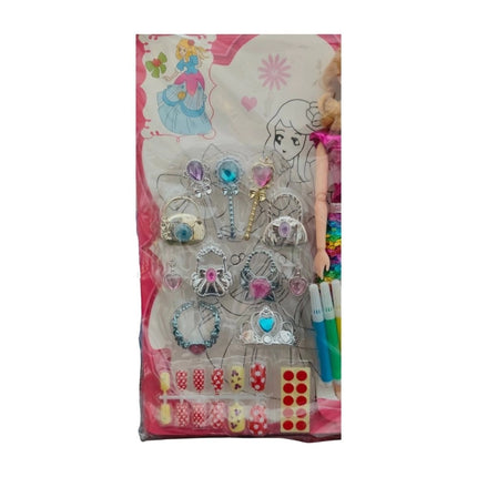 Rosolly Barbie Doll With Jewellery Set | Rubber | Toys| 1+ Years