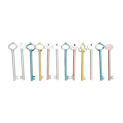 Rosolly 12 PCS_Set Key Shape Gel Pen | Plastic | Stationery | 5+ Years