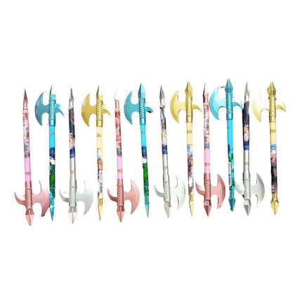 Rosolly 12 PCS_Set Chinese Style Sword Novelty Ball Pen | Plastic | Stationery | 5+ Years