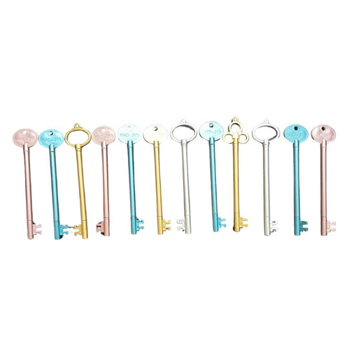 Rosolly 12 PCS_Set Key Shape Gel Pen | Plastic | Stationery | 5+ Years
