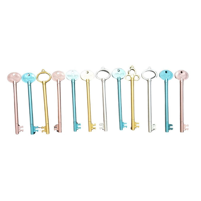 Rosolly 12 PCS_Set Key Shape Gel Pen | Plastic | Stationery | 5+ Years