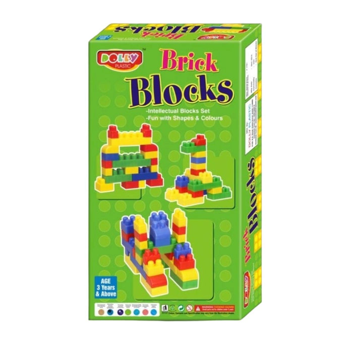 Rosolly Brick Blocks | Plastic | Educational Toys | 3+ Years