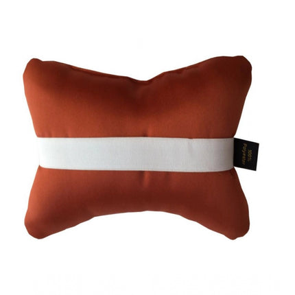 Rosolly Pack Of_4 Faux Leather Printed Car Pillow Sets (Brown, Size:Â 12x12 In)