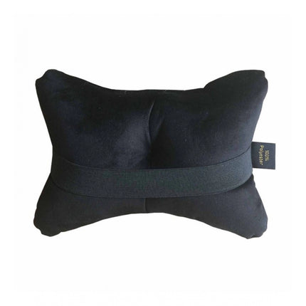 Rosolly Pack Of_4 Polyester Solid Car Pillow Sets (Black &amp; Yellow, Size:Â 12x12 In)