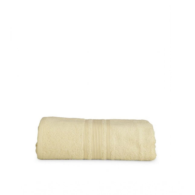 Rosolly Cotton Solid Bath Towels (Cream, Size:Â 35x71 In)