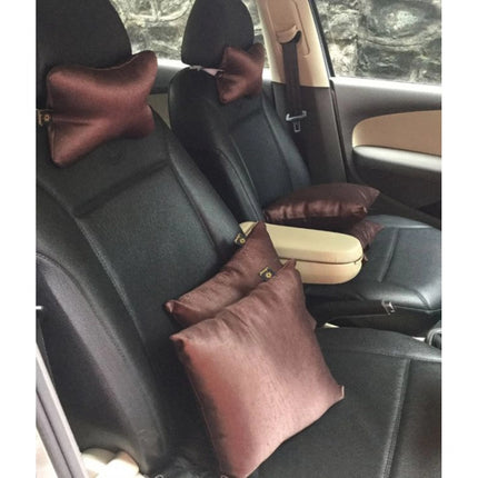 Rosolly Pack Of_6 Polyester Solid Car Pillow Sets (Grey, Size:Â 12x12 In)