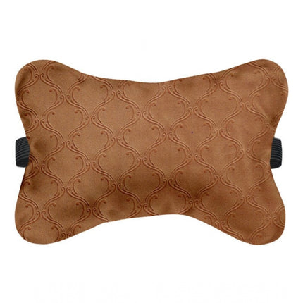 Rosolly Pack Of_4 Polyester Printed Car Pillow Sets (Brown, Size:Â 12x12 In)