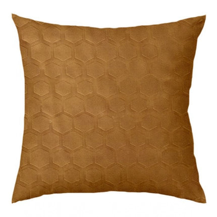 Rosolly Pack Of_4 Polyester Printed Car Pillow Sets (Brown, Size:Â 12x12 In)