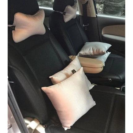 Rosolly Pack Of_6 Polyester Solid Car Pillow Sets (Grey, Size:Â 12x12 In)