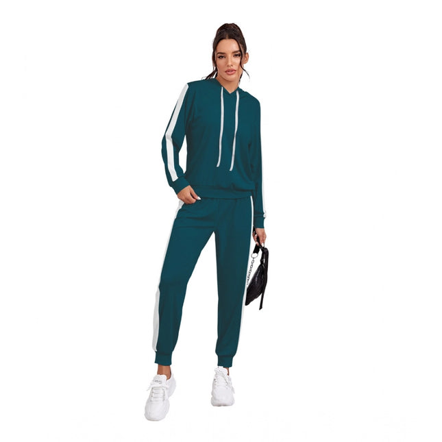 Rosolly Women's Knitting stretchable Solid Hooded Neck Full Sleeve Track Suit (Morpich)