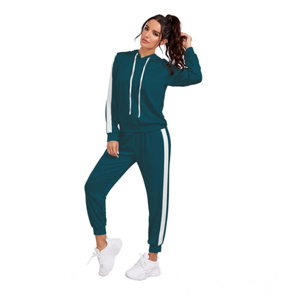 Rosolly Women's Knitting stretchable Solid Hooded Neck Full Sleeve Track Suit (Morpich)