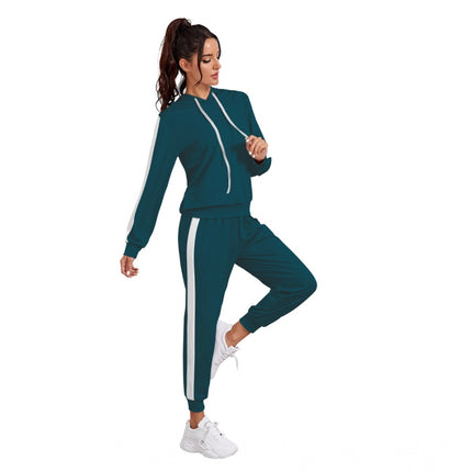 Rosolly Women's Knitting stretchable Solid Hooded Neck Full Sleeve Track Suit (Morpich)