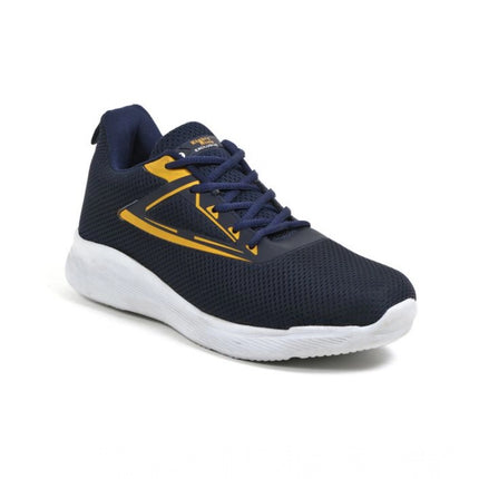 Rosolly Men's Casual Synthetic Leather Lace-Up Shoes (Blue)