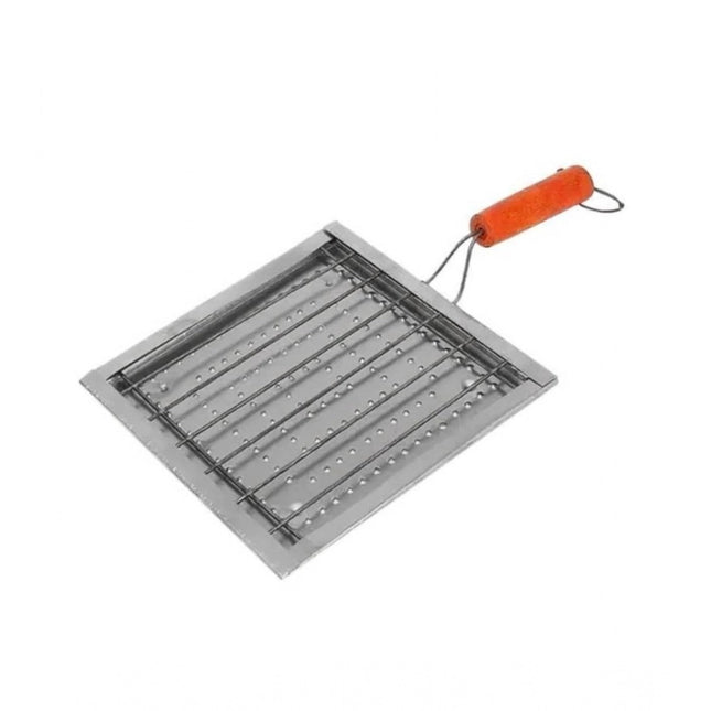 Rosolly Steel Desk Tabletop Outdoor Stainless Steel Mini Smoker (Silver)