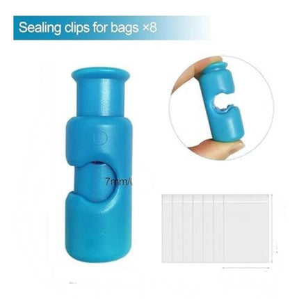 Rosolly 6Pcs Plastic Food Bag Sealing Clips (Multicolor)
