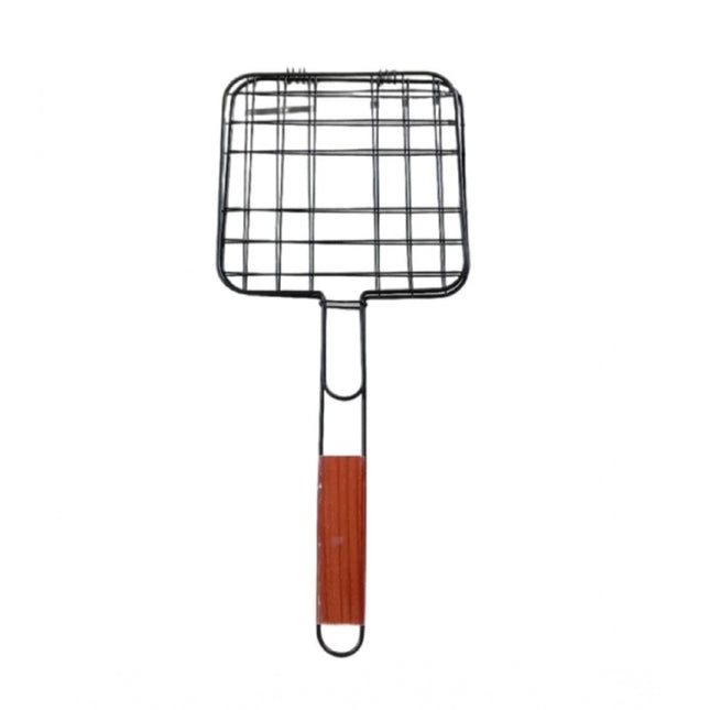 Rosolly Steel Grill Portable Stainless Steel With Handle Square (Black)