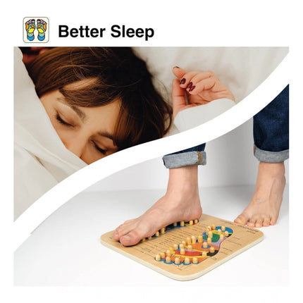 Rosolly Wood Point Foot Massager For Reflexology Trigger FeetÂ  (Wood)