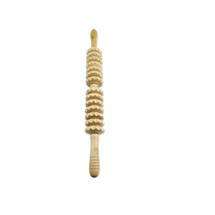Rosolly Wood Massager Muscle Relief Roller Tool (Multicolor)
