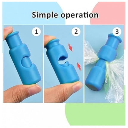 Rosolly 6Pcs Plastic Food Bag Sealing Clips (Multicolor)