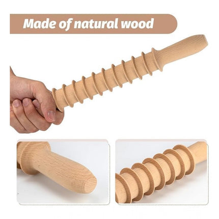 Rosolly Wood Roller Therapy Massage Tools (Wood)