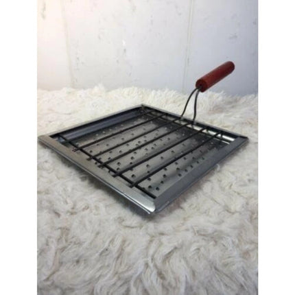 Rosolly Steel Desk Tabletop Outdoor Stainless Steel Mini Smoker (Silver)