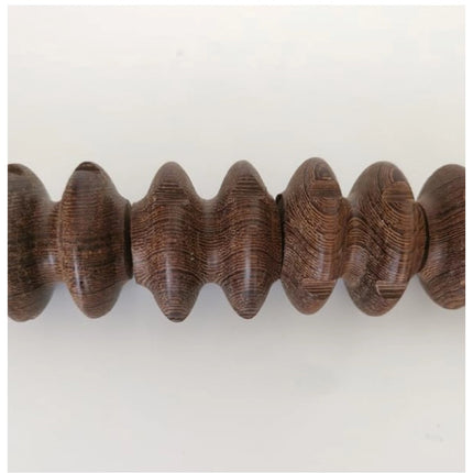 Rosolly Wood Wheel Roller Scraping Tool (Brown)