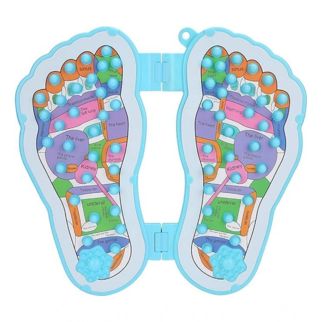 Rosolly Plastic Point Folding Foot Massager And Acupuncture (Blue)