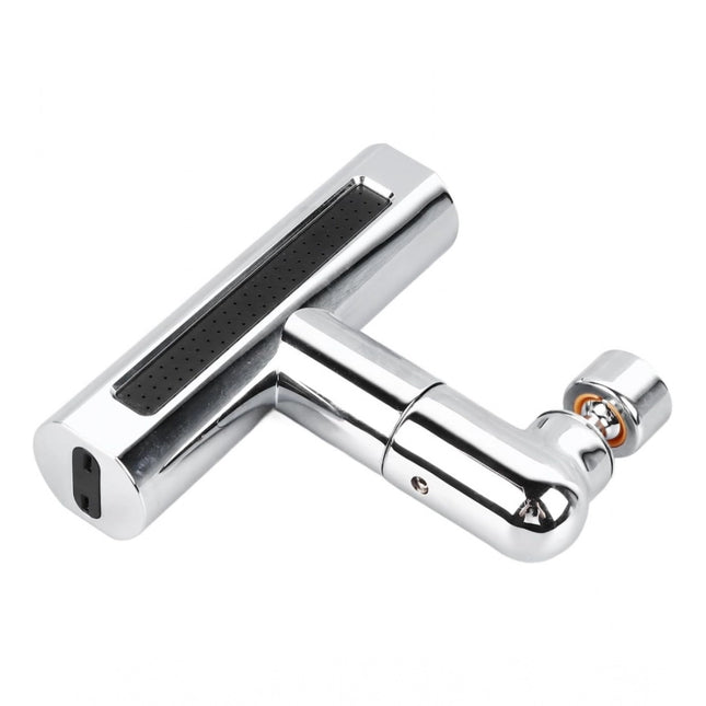 Rosolly Plastic Faucet Waterfall Kitchen Tap Anti Splashing (Silver)