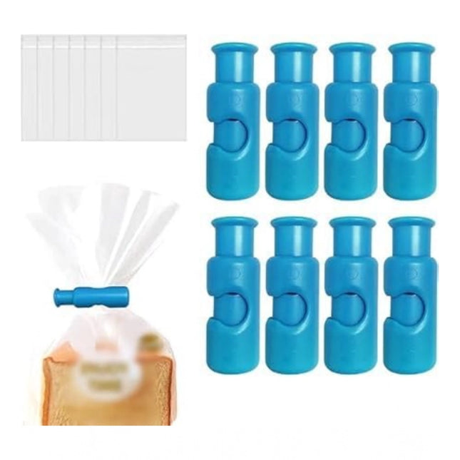 Rosolly 6Pcs Plastic Food Bag Sealing Clips (Multicolor)