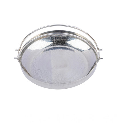 Rosolly Steel Stainless Steam Bowl with Ergonomic (Silver)
