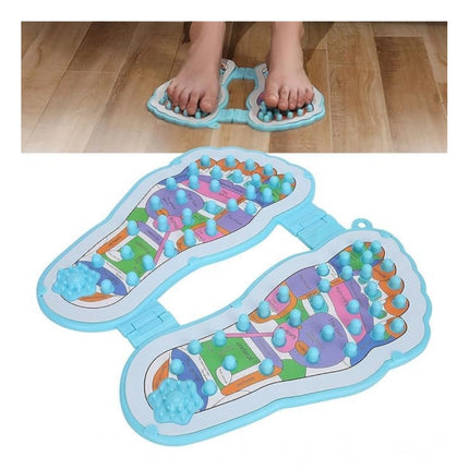 Rosolly Plastic Point Folding Foot Massager And Acupuncture (Blue)