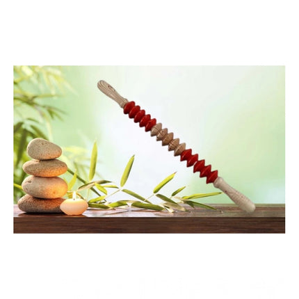 Rosolly Wood Therapy Massage Scraping Tools (Wood - Red)