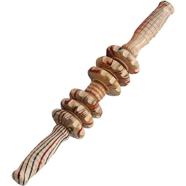 Rosolly Wood 7 Wheel Roller Gua Sha Gym (Wood)