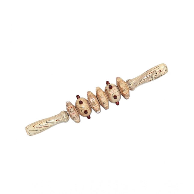 Rosolly Wood 6 Wheel Massage Roller (Wood)