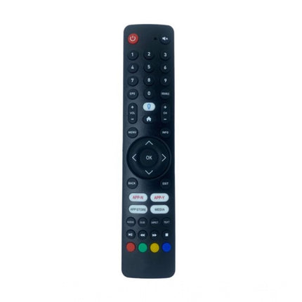 Rosolly Smart TV Remote No. 1090 with App Store - Media Functions- Compatible-Replacement for Elista Smart TV LCD-LED Remote Control (Black)