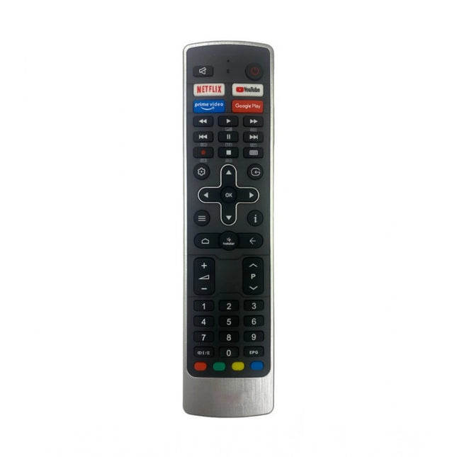 Rosolly Smart TV Remote No. 1132 with YouTube- Netflix Replacement for Vu Smart TV LCD-LED Remote Control (Black)
