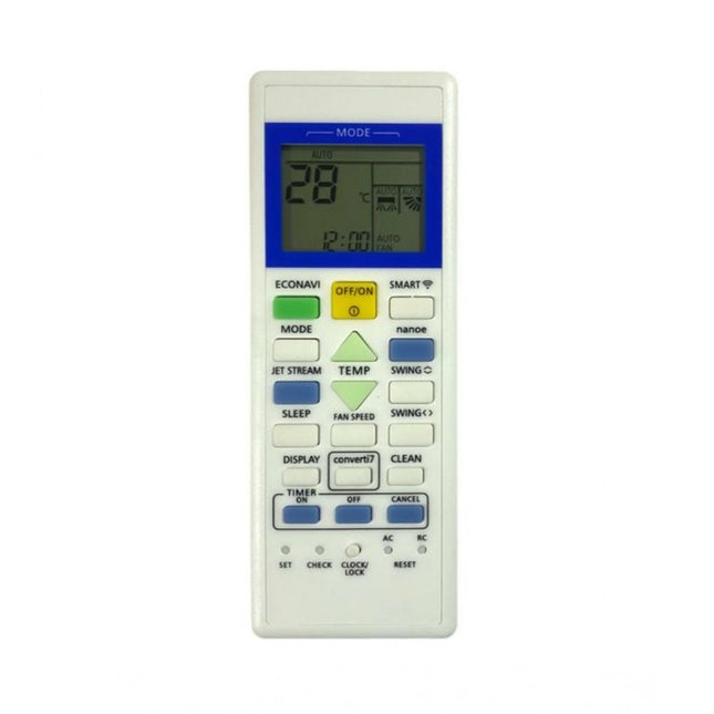 Rosolly AC Remote No. 157F Compatible-Replacement for Panasonic - Panasonic Inverter AC Remote Control (White)