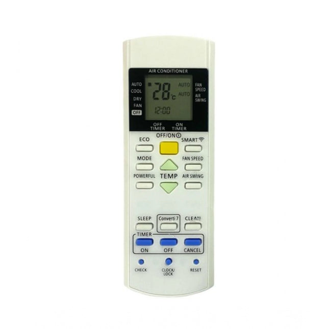 Rosolly AC Remote No. 29J Compatible-Replacement for Panasonic - Panasonic Inverter AC Remote Control (White)