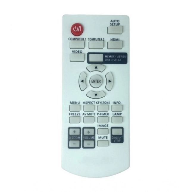 Rosolly Projector Remote No. 1095 Compatible-Replacement for Panasonic Projector Remote (White)