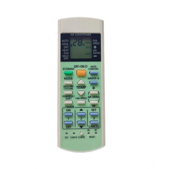 Rosolly AC Remote No. 187 Compatible-Replacement for Panasonic Inverter AC Remote Control (White)